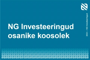 NG INVESTEERINGUD OSANIKE KOOSOLEK