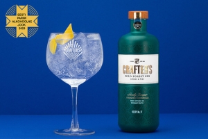 CRAFTER`S WILD FOREST GIN WAS SELECTED AS THE BEST ALCOHOLIC BEVERAGE
