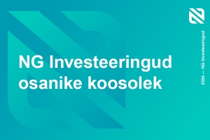 NG INVESTEERINGUD OSANIKE KOOSOLEK